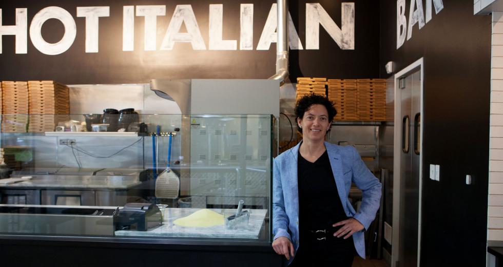 Andrea Lepore co-founded Hot Italian, inspired by her love of pasta, design and sustainability.
