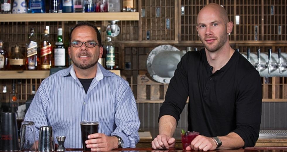 Fahrenheit 250 co-owner Ray Lettini and bar manager Brad Morlock