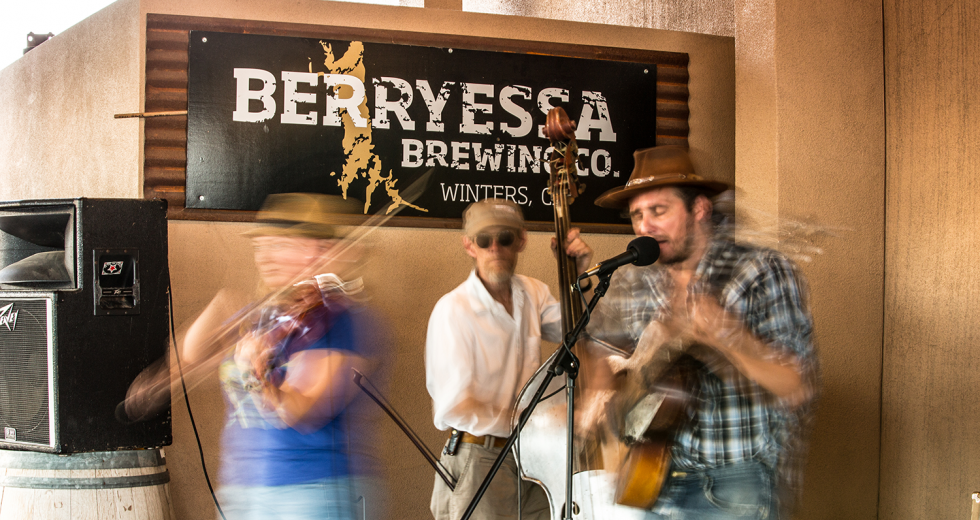 Berryessa Brewing Co. is as much a community center as it is a taproom. Patrons can regularly find fresh produce for sale near the food truck and pickup Wiffle ball games. 