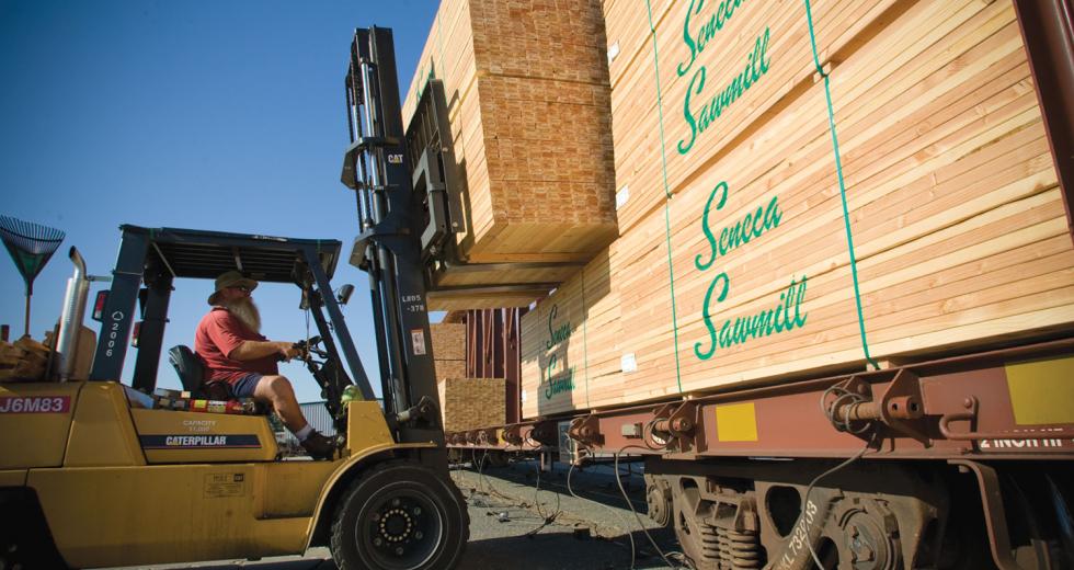 From May 2008 to May 2009 the price of lumber and plywood fell 13.8 percent nationwide, and suppliers such as Pacific Coast Building Products' Anderson Lumber are grappling with the aftermath.