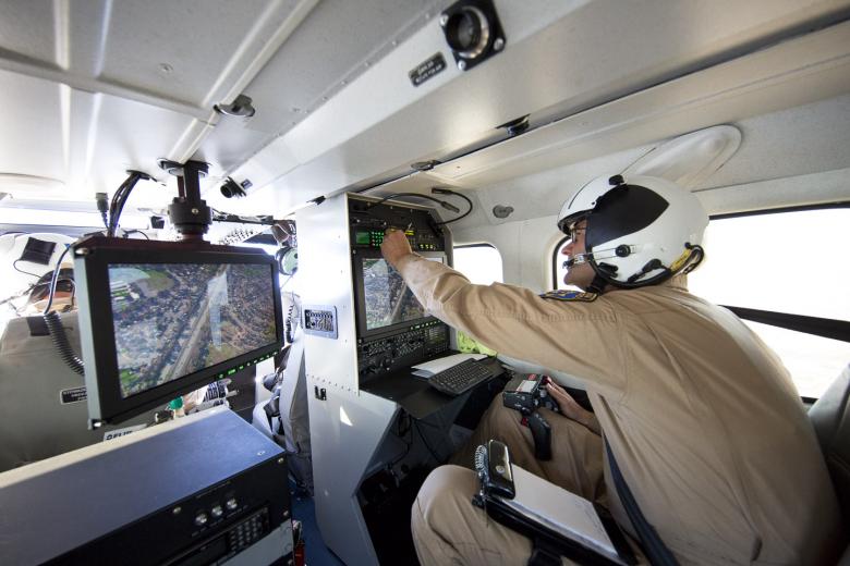 The new technology enables officers to zoom in on locations up to over 10 miles away, depending on conditions. This provides officers in the air and on the ground with accurate, real-time accounts of emergencies in progress. The new technology enables officers to zoom in on locations up to over 10 miles away, depending on conditions. This provides officers in the air and on the ground with accurate, real-time accounts of emergencies in progress.
