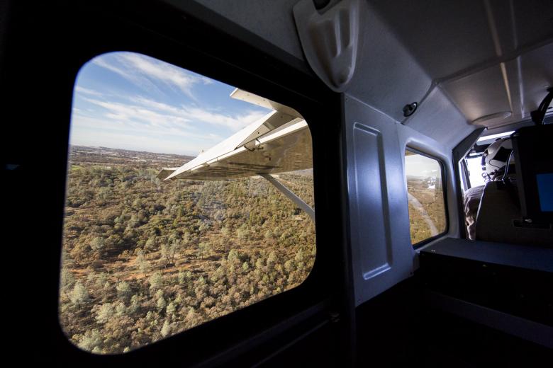 Using the plane’s high-tech system of sensors and cameras, air crews are able to provide officers on the ground with location, images and videos of an accident site — all of which enable faster response times. Using the plane’s high-tech system of sensors and cameras, air crews are able to provide officers on the ground with location, images and videos of an accident site — all of which enable faster response times.