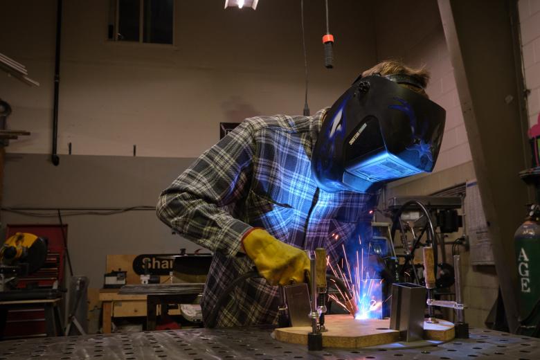 A Lodi native but Sacramento resident since 2010, Dean is known locally for his participation in popup events and art shows, such as ArtStreet in 2017. He started designing furniture in 2014 and this is one of five designs he currently sells to West Elm, though he plans to expand his line in 2019. Dean says he is drawn to clean lines, functionality and simplicity.