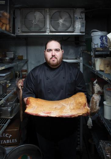 Jason Azevedo, head chef and meat master Jason Azevedo, head chef and meat master