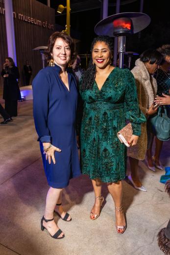 Museum advisory board co-chairs Lorna Meyer
Calas, managing director, Merrill Lynch’s Private Banking
and Investment Group, and Carol Parker, trustee, UC Davis
Foundation Board