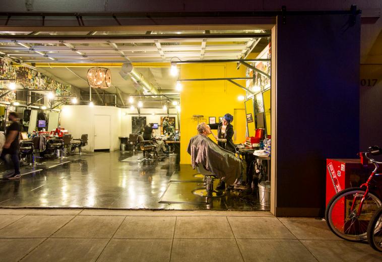 “It’s still very male-dominated, but I am seeing successful women in our industry.” She’s among them. In addition to earning both her barber and cosmetologist licenses, Green owns Jimmy’s Barber Garage in midtown Sacramento. “It’s still very male-dominated, but I am seeing successful women in our industry.” She’s among them. In addition to earning both her barber and cosmetologist licenses, Green owns Jimmy’s Barber Garage in midtown Sacramento.