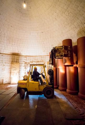 Today, the sewer pipe and architectural terra cotta fluctuate as the top selling products, Farnham says.