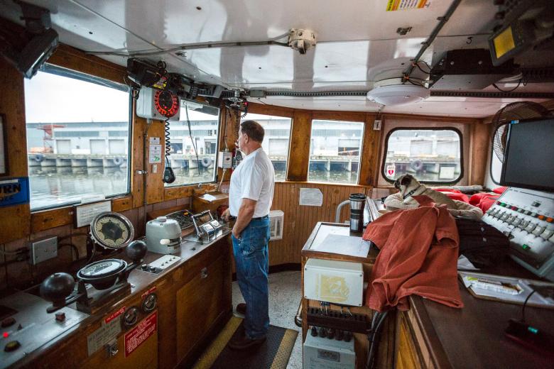 Born on Puget Island, a small island in the Columbia River in Washington, he's the kind of guy who’s more relaxed at sea than on land. Born on Puget Island, a small island in the Columbia River in Washington, he's the kind of guy who’s more relaxed at sea than on land.