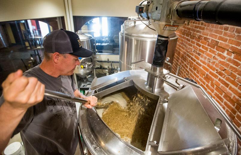 Named for Trappist monks who brewed in their monasteries, the Monk’s Cellar in Roseville harkens to the past with its beer-making techniques. Batches of beer ferment in the Belgian way — in open vats, allowing the yeast to breathe and the taste to soften. Named for Trappist monks who brewed in their monasteries, the Monk’s Cellar in Roseville harkens to the past with its beer-making techniques. Batches of beer ferment in the Belgian way — in open vats, allowing the yeast to breathe and the taste to soften.