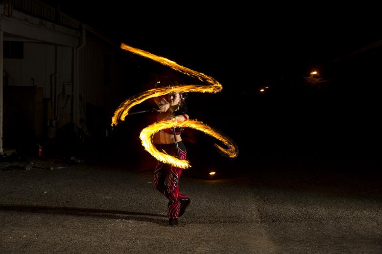 Sequoia Criteser moved from Oregon to California in her mid-20s, and during a visit to Hippie Hill at Golden Gate Park in San Francisco, she saw poi — with lights instead of fire — for the first time. Sequoia Criteser moved from Oregon to California in her mid-20s, and during a visit to Hippie Hill at Golden Gate Park in San Francisco, she saw poi — with lights instead of fire — for the first time.