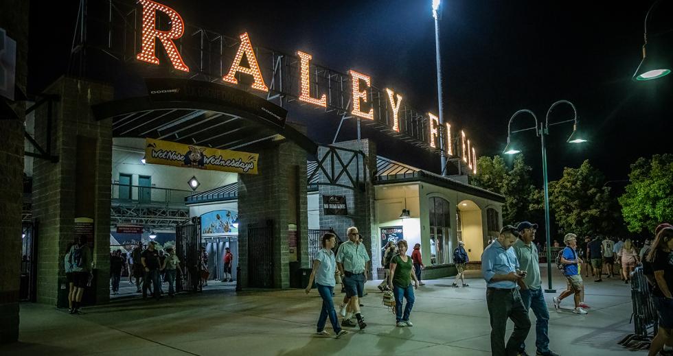 Fans leave the ballpark called Raley Field for one of the last times in 2019 on Aug. 28. (Photo by Steve Martarano)