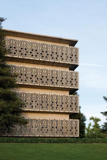 AT&T Building Built: 1963 (originally Pacific Telephone and Telegraph Co.) Location: 2700 Watt Ave., Sacramento
Taking a suburban approach to a commercial building, the late- mid-century modern structure experiments with pre-cast, modular concrete panels, which serve as exterior walls. AT&T Building Built: 1963 (originally Pacific Telephone and Telegraph Co.) Location: 2700 Watt Ave., SacramentoTaking a suburban approach to a commercial building, the late- mid-century modern structure experiments with pre-cast, modular concrete panels, which serve as exterior walls.