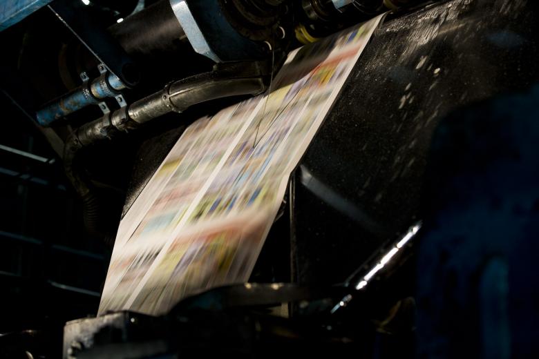 This August, Sacramento began printing the Fresno Bee, which upped production by about 30 percent and prompted Pressroom Manager Bruce Beevers to hire six pressmen for a total of 32. He also oversees pre-pressmen (who make the plates), electricians and machinists.