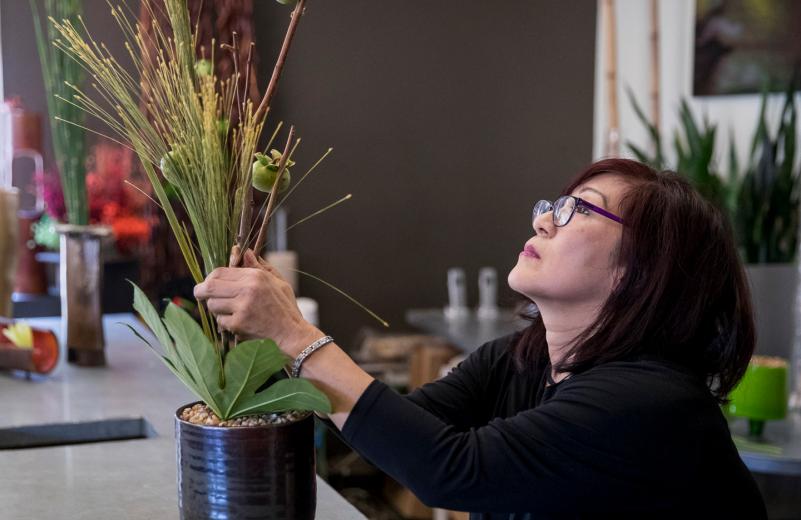Taira says she is inspired by the relationships she has built with customers over the past decades: "Each arrangement that I do is from my heart. I feel as if I'm the ambassador of all the people that order flowers here, because I know that there is meaning in everything that they send."