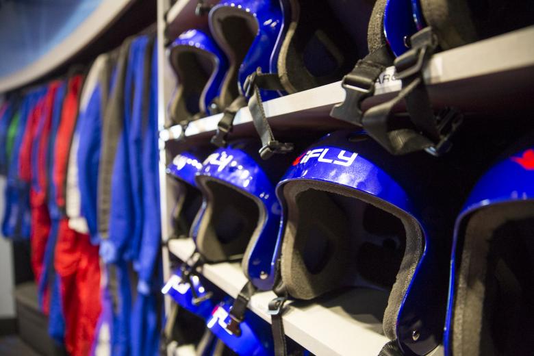 For one session, a customer gets two turns flying, each lasting one minute.