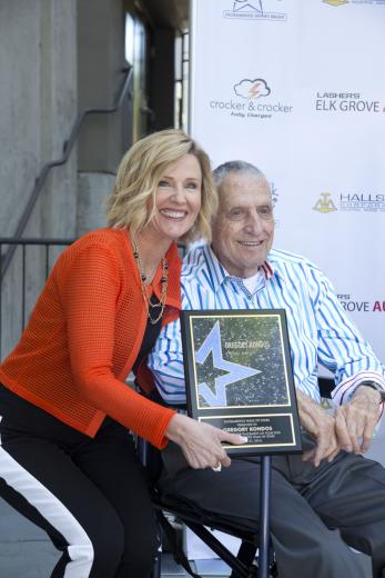 Lucy Eidam Crocker, partner, Crocker and Crocker; and Gregory Kondos, Visual Artist.
Kondos is a prominent California landscape artist with work hanging in galleries around the world. He was elected to the National Academy of Design and honored with the International Biennial Lifetime Achievement Award. He’s lived in Sacramento for 90 years and graduated from Sacramento State. Lucy Eidam Crocker, partner, Crocker and Crocker; and Gregory Kondos, Visual Artist.
Kondos is a prominent California landscape artist with work hanging in galleries around the world. He was elected to the National Academy of Design and honored with the International Biennial Lifetime Achievement Award. He’s lived in Sacramento for 90 years and graduated from Sacramento State.