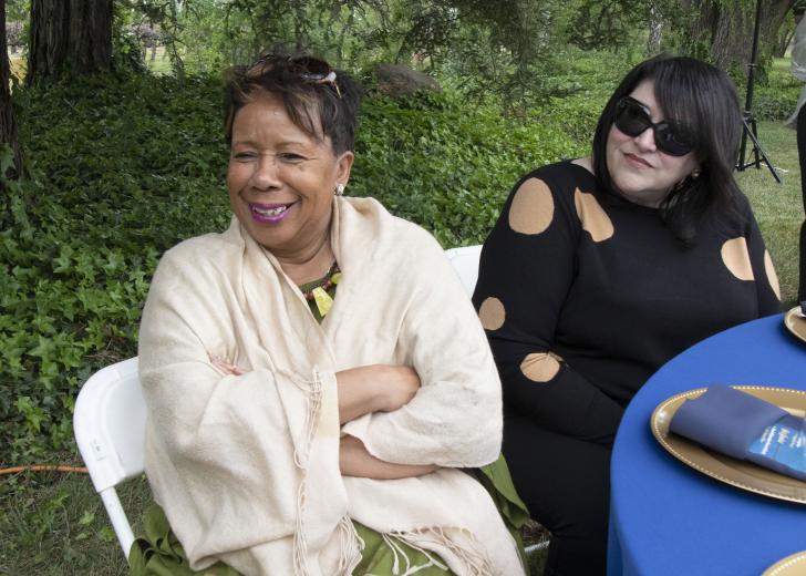Betty Williams, president, Greater Sacramento NAACP; Lynn Berkley-Baskin, education vice chair, Greater Sacramento NAACP and community outreach chair, Jewish Community Relations Council