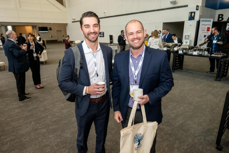 Tom Arstingstall, vice president of mergers and acquisitions, DCA Partners, and Justin Borrowdale, shareholder, Weintraub Tobin