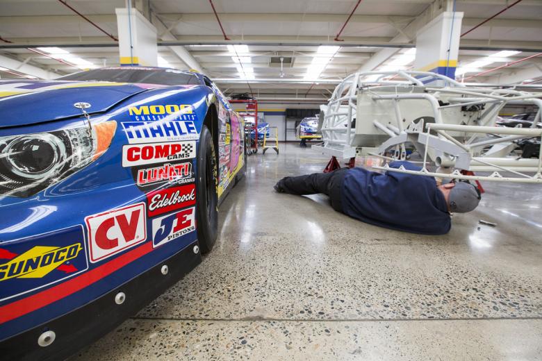 "We work with drivers and crew members to give them the experience they need to move up the NASCAR ladder to get to the national ranks where they can make big money doing what they love," he says.  "We work with drivers and crew members to give them the experience they need to move up the NASCAR ladder to get to the national ranks where they can make big money doing what they love," he says.