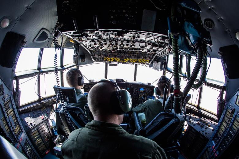 Petty Officer Hansen was charged with navigating this flight, but Coast Guard members are trained with a multitude of skills, and men and women perform all of the same tasks. Petty Officer Hansen was charged with navigating this flight, but Coast Guard members are trained with a multitude of skills, and men and women perform all of the same tasks.