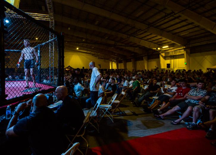 The 30-year-old welterweight has a degree in business administration from Heald College in Roseville, was an Army Ranger with two deployments, graduated from the Sacramento Sheriff’s Academy and was recently accepted onto the San Mateo SWAT Team. The 30-year-old welterweight has a degree in business administration from Heald College in Roseville, was an Army Ranger with two deployments, graduated from the Sacramento Sheriff’s Academy and was recently accepted onto the San Mateo SWAT Team.