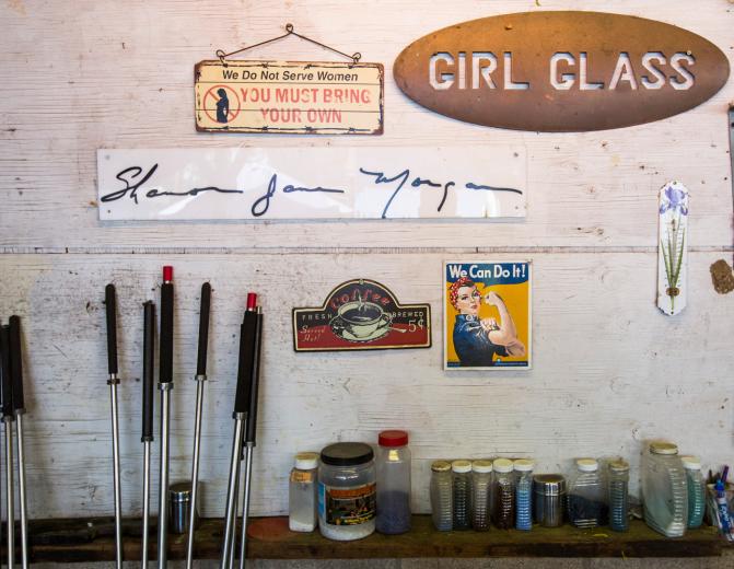 What began as a solo, home-based operation has grown into a two-location company with apprentices, hands-on classes and a retail gallery. What began as a solo, home-based operation has grown into a two-location company with apprentices, hands-on classes and a retail gallery.