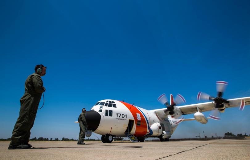 Air Station Sacramento also provides transportation for the Pacific Strike Team, the Coast Guard’s oil spill prevention and containment team on the West Coast. Air Station Sacramento also provides transportation for the Pacific Strike Team, the Coast Guard’s oil spill prevention and containment team on the West Coast.