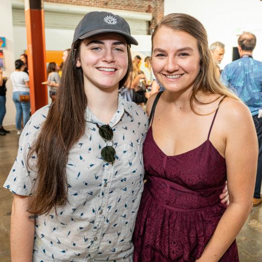 Serena Candelor, student, American River College; and Rachel Holmstrom, community organizing assistant, Sacramento Self-Help Housing