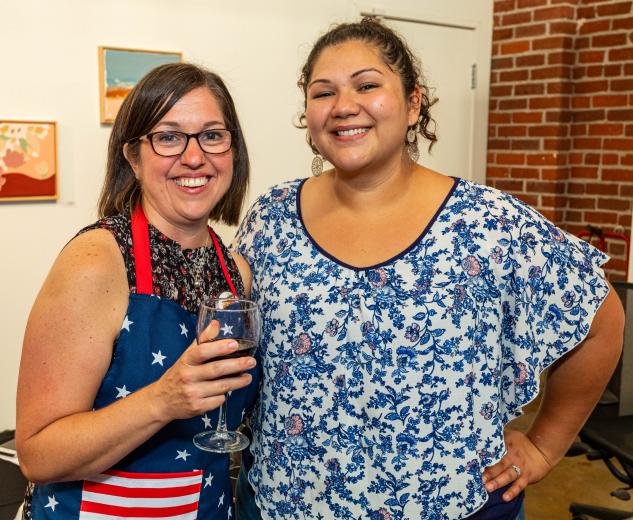 Karen Vander Linde, registered nurse, Inova Loudoun Hospital; and Laura Miller-Sahagun, interim housing case manager, Sacramento Self-Help Housing