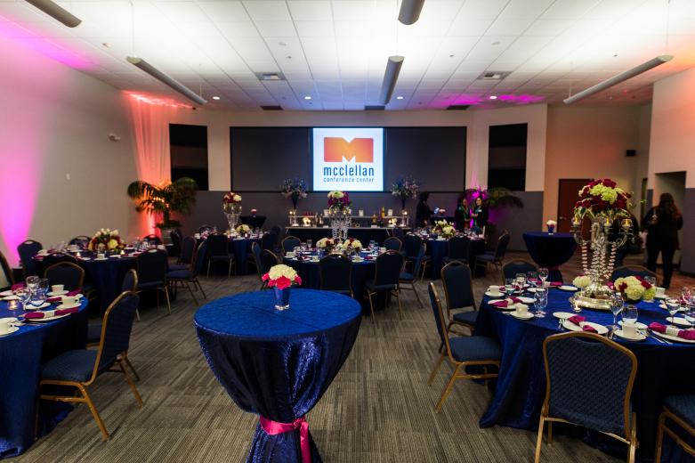 The McClellan Conference Center staged events and activities in each of its rooms for guests to experience in an open house format. The McClellan Conference Center staged events and activities in each of its rooms for guests to experience in an open house format.