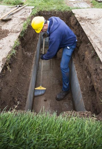 Because of these vaults, the 6-feet-under rule became a 4.5-foot rule about 60 years ago. “Rules, regulations and technology have changed,” says East Lawn’s superintendent and project manager, Igor Kalenyuk. “So the legal requirement is four-and-a-half feet down, and the soil has to be 18 inches above the concrete lid.”
Because of these vaults, the 6-feet-under rule became a 4.5-foot rule about 60 years ago. “Rules, regulations and technology have changed,” says East Lawn’s superintendent and project manager, Igor Kalenyuk. “So the legal requirement is four-and-a-half feet down, and the soil has to be 18 inches above the concrete lid.”