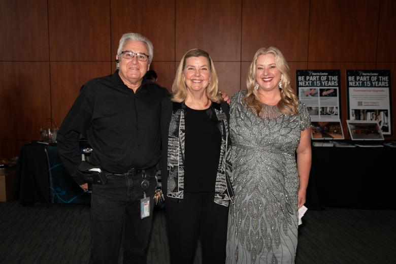 Paula Allison, President, Los Rios Colleges Foundation; Torence Powell, Chancellor, Los Rios Community College District; Mariann Eitzman, Regional Director of Philanthropy, Los Rios Colleges Foundation; Amber Shaver, Vice President & Center Manager, Harris Center