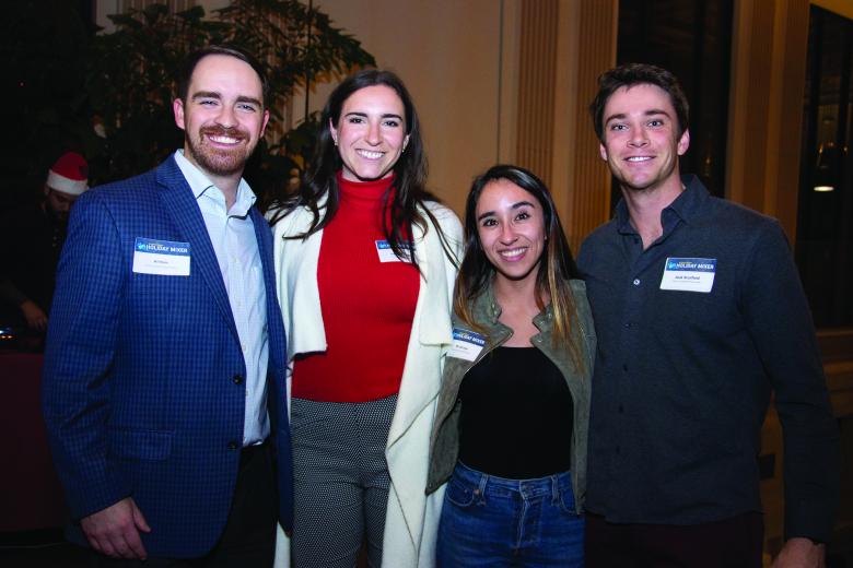 Will Keyse, legislative training manager, Council of State Governments West; from Turton Commercial Real Estate: Madeleine Schlieter, director of commercial finance; MJ
Arroyo, director; and Jack Scurfield, director