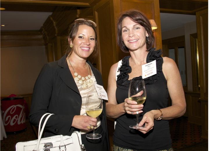 Heather Hess, business development manager for special projects, S.D Deacon Corp and Sandra Guy, interior design LPAS Architecture & Design Heather Hess, business development manager for special projects, S.D Deacon Corp and Sandra Guy, interior design LPAS Architecture & Design