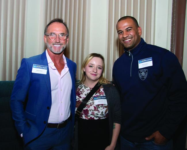 Michael Pankow, senior vice president, CrossCountry Mortgage; Ashley Counts, marketing manager, Two Men and a Truck; and
Brian Clay, Jr., director of operations, Lead Star Security