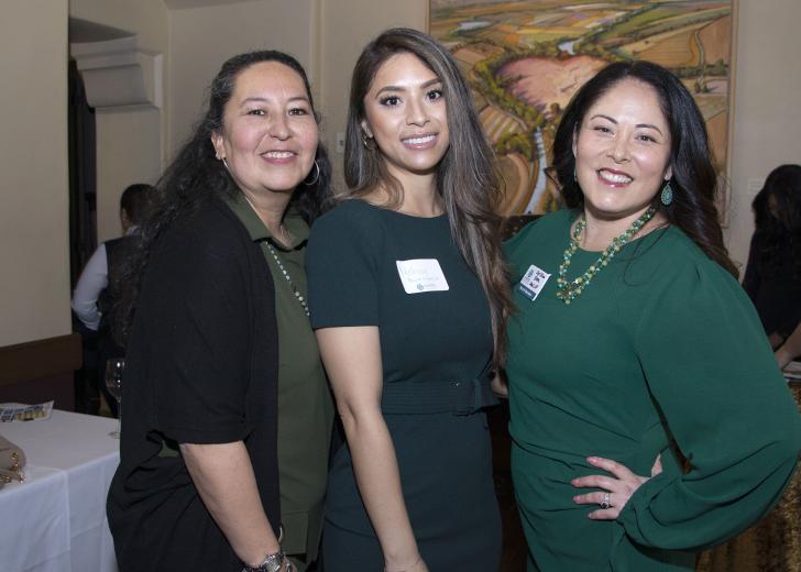 Liliana Bernal, owner and CEO, Balanced Diversity Solutions, and president, NAWBO Sacramento Valley; Melissa Phan, senior vice president of national client outreach and integration manager, Bank of America; and Christina Dixon, attorney and managing shareholder, Aecus Law, and president-elect, NAWBO Sacramento Valley