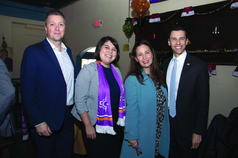 Skyler Henry, constituent services and communications, District 4 Sacramento City
Councilmember; Katie Valenzuela, District 4 Sacramento City Councilmember; Jennifer Johnson, vice president of government relations, Calbright College; and Jim Alves,
economic development manager, SMUD