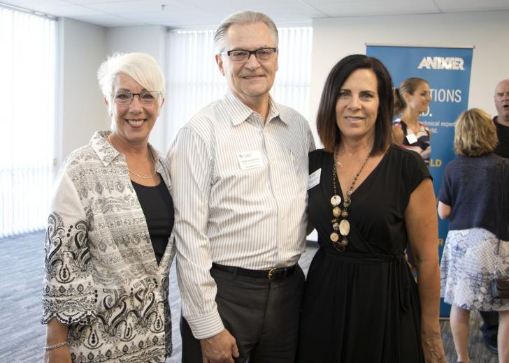 Lisa Peters, CEO and president, Randy Peters Catering & Event Center; Doug Wagemann, president at Wagemann Holdings; and Kristen Holihan, business services officer, First Northern Bank