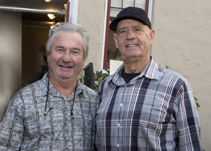 Craig Rutledge, owner, Vic’s Ice Cream; and Rick Klopp, owner, Gunther’s Ice Cream