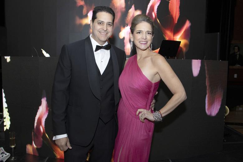 Steven Foster, president and CEO, Dignity Health Mercy General Hospital, and his wife, Florencia Foster