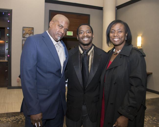 Bruce Brooks, foreman, Rex Moore Electrical; DaVon Brooks, bank teller, Bank of the West; Rhonda Staley-Brooks, director of community relations, outreach and support, SMUD