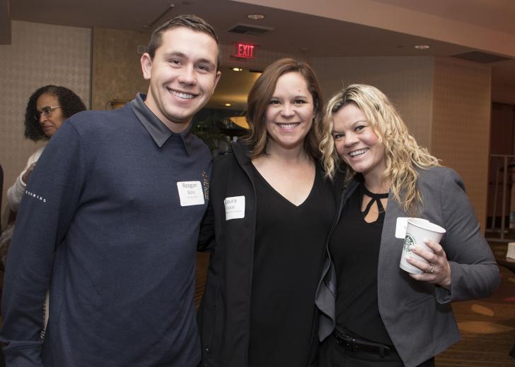 Reagan Ballo, market intelligence analyst, Five Star Bank; Laura Fickle, economic development analyst, City of Rancho Cordova; and Jen Matulich, senior vice president, business development officer; Five Star Bank