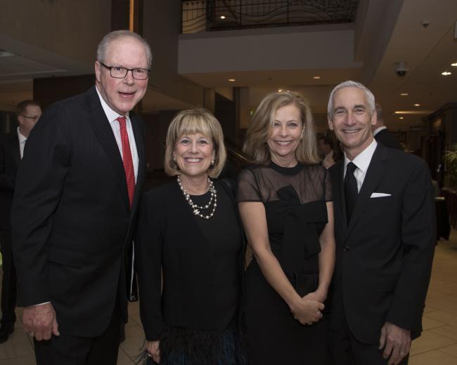 John Frisch, senior vice president, Newmark Cornish & Carey; Nancy Brodovsky, principal, SacConnects; Theresa Holden, development officer for leadership annual giving, Sacramento State; and Jeff Holden, founder, MultiPoint Content Strategies