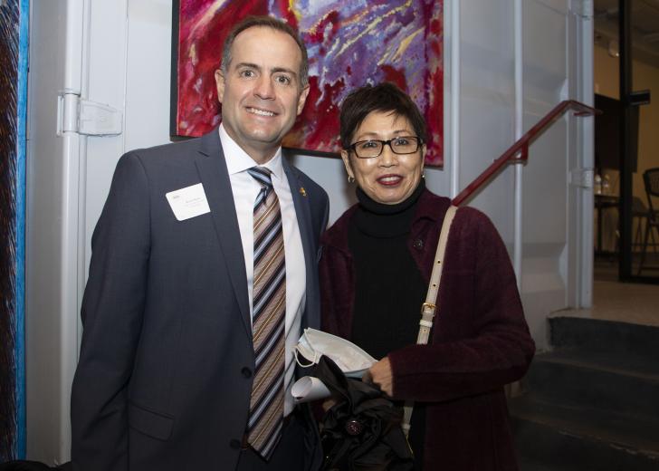 Kevin Barri, region bank
president, Wells Fargo; Pat Fong Kushida, president and
CEO, Sacramento Asian Pacific Chamber of Commerce