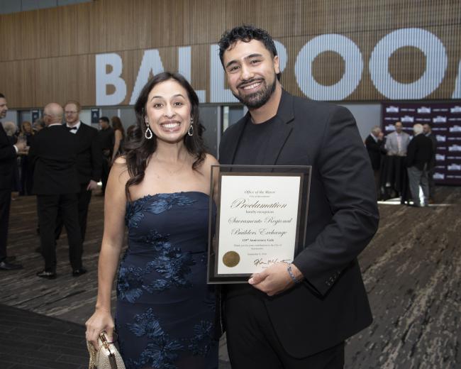Karina Talamantes, vice mayor and councilmember, City of Sacramento, and Eduardo Madrid Moreno, district director for Sacramento City Councilmember Karina Talamantes
