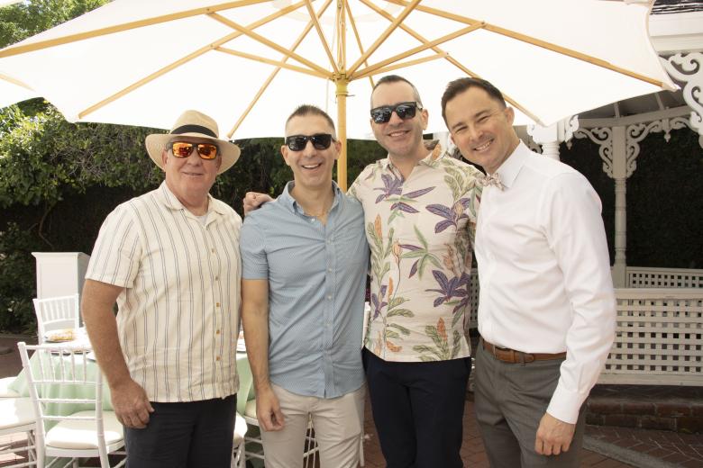 Dr. David Baker, chief executive officer, Sacramento Children’s Home; Todd Koolaian, director of philanthropy, Sacramento Children’s Home; Dr. Mark Heller, internal medicine physician, Sutter Medical Group and Freddie Silveria, owner, FSA Auctions