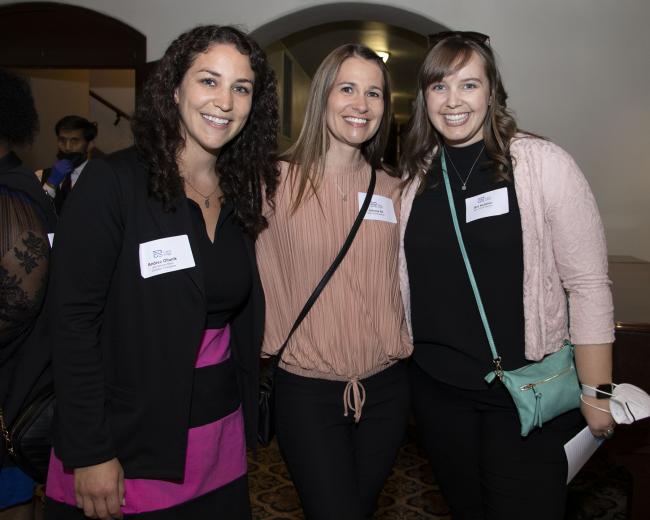 Andrea Ollanik, executive director, Sacramento Metro Chamber Foundation; Johnna Ali, community relations program manager, SAFE Credit Union; Brit Kelleher, community impact specialist, SAFE Credit Union