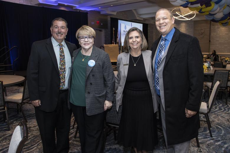 Steve Olmos, superintendent and executive director, Visions in Education; Diann Rogers, president and CEO, Rancho Cordova Area Chamber of Commerce; Robbie Garcia, general manager, Sacramento Marriott Rancho Cordova; and Garrett Gatewood, vice mayor, City of Rancho Cordova