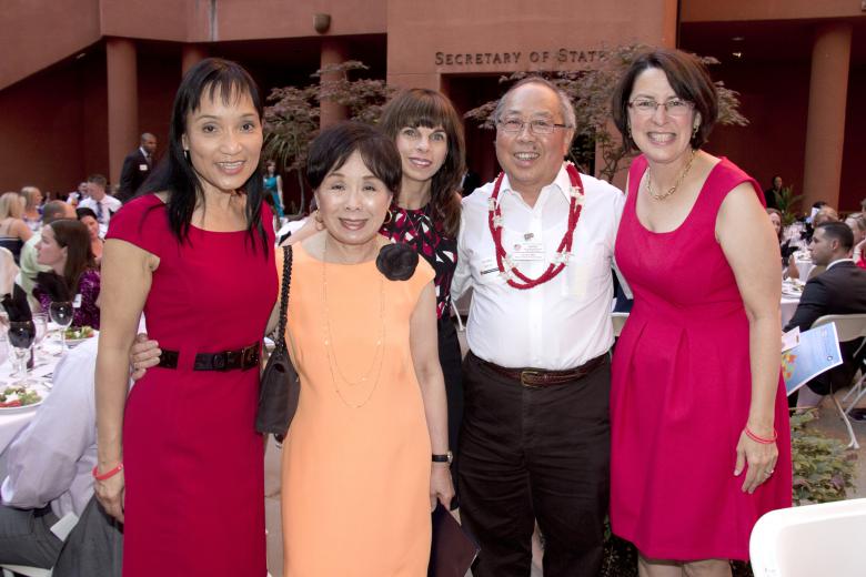 Yen Marshall, technical architect at AT&T; Doris Matsui, Congresswomen; Kathy McKim, vice president-external affairs, AT&T; Tom Bhe, engineering technical, Aerojet and Karen Baker, chief service officer, California Volunteers Yen Marshall, technical architect at AT&T; Doris Matsui, Congresswomen; Kathy McKim, vice president-external affairs, AT&T; Tom Bhe, engineering technical, Aerojet and Karen Baker, chief service officer, California Volunteers