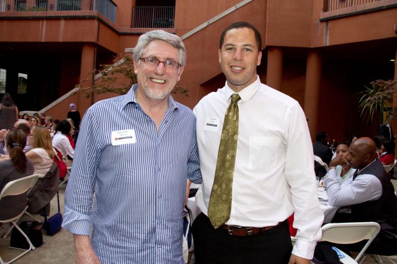 Steve Cohn, council member, city of Sacramento; and Joshua Wood, executive director, Region Builders Steve Cohn, council member, city of Sacramento; and Joshua Wood, executive director, Region Builders